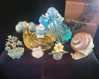 Jay Strongwater -
Swarovski trinket box collection.