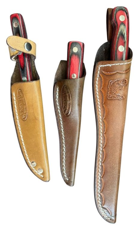 3 Eagle River Alaska Knives