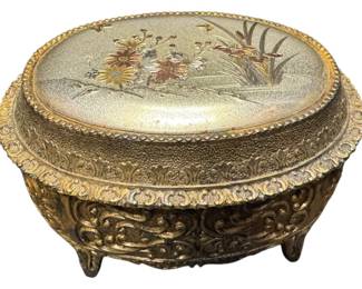 Art of Chokin Gold Plated Music Box