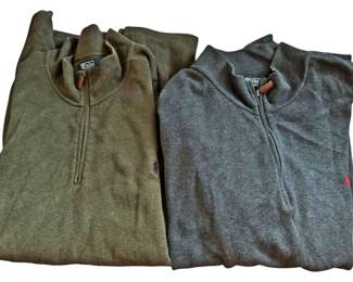 Long Sleeve 14 Zip Ralph Lauren Sweaters