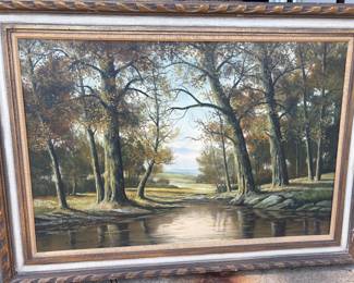 Charles Summey oil painting c.1967