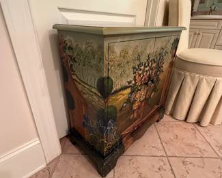 *	#73	Painted Cabinet 26x12x26	 $80.00 				