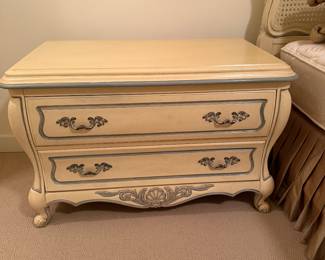 	#100	French Provencial Side Table 38x20x23	 $80.00 				