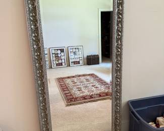 	#67	Framed Beveled Mirror 31x65	 $80.00 				