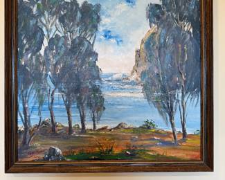 	#29	Framed Ferris Wheeler Signed Oil Painting 1961	 $100.00 				