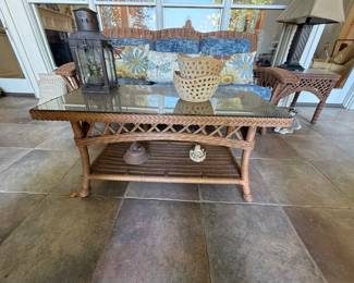 	#15	Patio Coffee Table 43x22x21	 $45.00 				