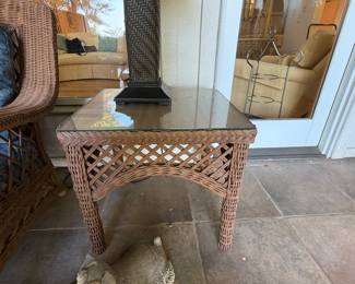 	#16	Patio Side table 23x21x22	 $30.00 				
