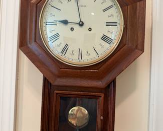 *	#77	Emperor Schoolhouse Wall Clock 	 $100.00 				