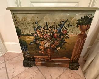 *	#73	Painted Cabinet 26x12x26	 $80.00 				