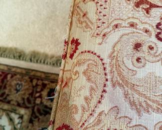 #65	Lexington Upholstered Ottoman 28x22x16 	 $60.00 		"as is fraying"		