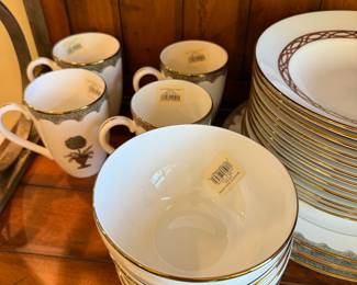 *	#48	Lenox Mosaico D'Itaalia Collection set of 24	 $75.00 