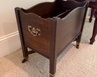 	#70	Ethan Allen Magazine Rack 18x11x17	 $45.00 				