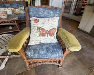 	#14	Patio Chair - As Is Arm	 $40.00 				