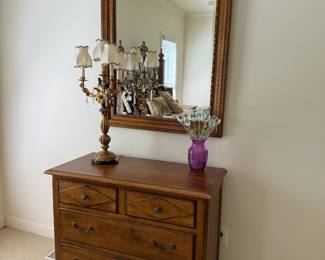 	#58	Lexington Chest with Mirror 40x19x32	 $175.00 				