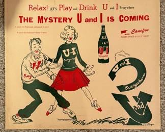 U and I Everywhere Soda Pop and Lemonade Advertising Signage - Meyer 
