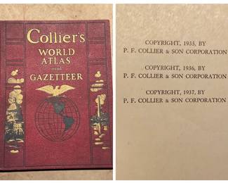 Collier's World Atlas and Gazetteer 