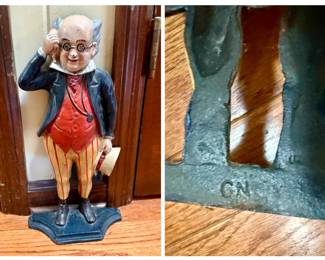 Cast Iron Doorstop of Mr. Pickwick