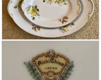 Oval Serving Platters - Aichi China, Japan