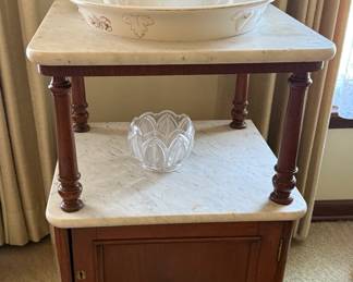 Wash Stand with Marble 