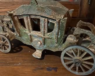 Vintage Paper Mache Carriage
