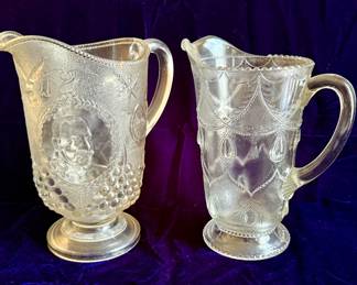 Pattern Glass Pitchers