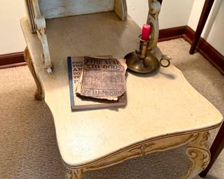 French Provincial Two-Tier End Table (1 of 2)