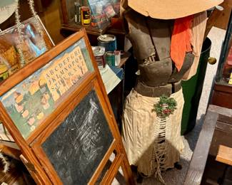 Antique and Vintage Collection - Chalkboard and Dress Form