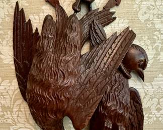 Carved Game Birds Wall Decor