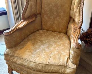 French Louis XV Wingback Chair