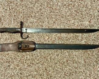 WWII Bayonet and Scabbard
