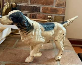 Cast Iron Doorstop English Irish Setter Pointer 