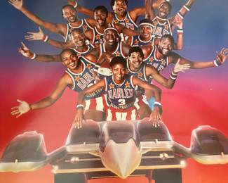 Vintage Harlem Globetrotters Poster