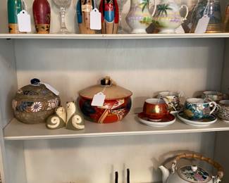 Vintage Japanese glassware