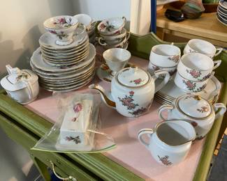 2 Vintage Japanese tea luncheon set