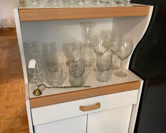 Crystal stemware starburst