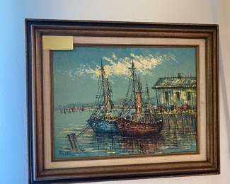 P.G. Tiele oil painting