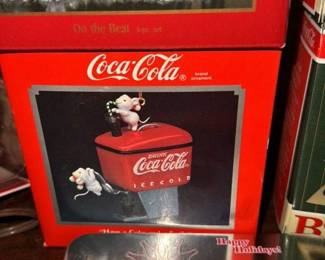 Coca-Cola "On the Beat" 3 piece Collector's Set