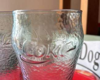 Coca-Cola Textured Glass Tumblers