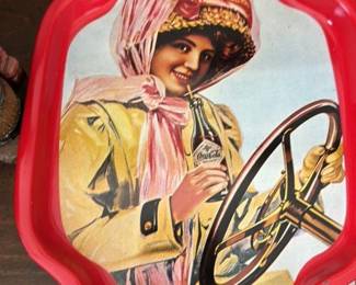 Coca-Cola "Hitching a Ride" Serving Tray