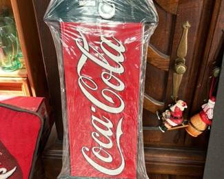 Coco-Cola Ice Cold Sold Here Arrow Sign