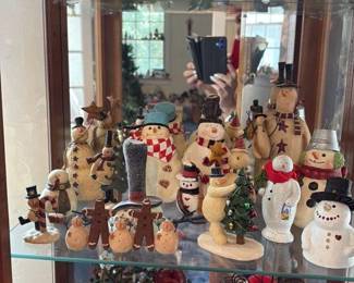 Assortment of Snowman Figurines