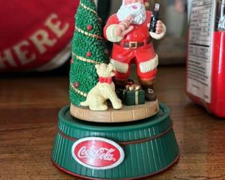 Coca-Cola Santa Claus Christmas Tree Figurine