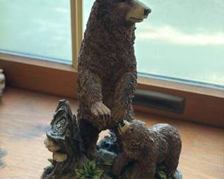 Bear and Cub Figurine