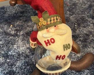 Santa Claus "HO HO HO" Plush Decoration