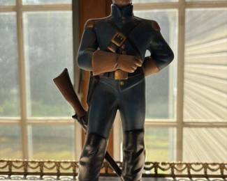 Cast Iron Soldier Figurine