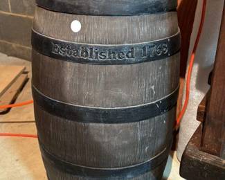 Loch Glen 15 Years Finest Pure Malt Scotch Whiskey Barrel Display