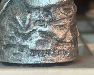 Cast Metal Cowboy Figurine