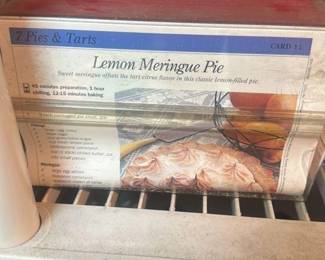 7 Pies & Tarts Recipe Cards