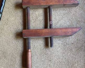 Wooden Hand Screw Clamp