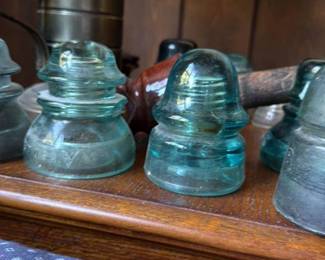 Glass Telegraph Insulators